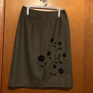 Ann Taylor Flower Skirt